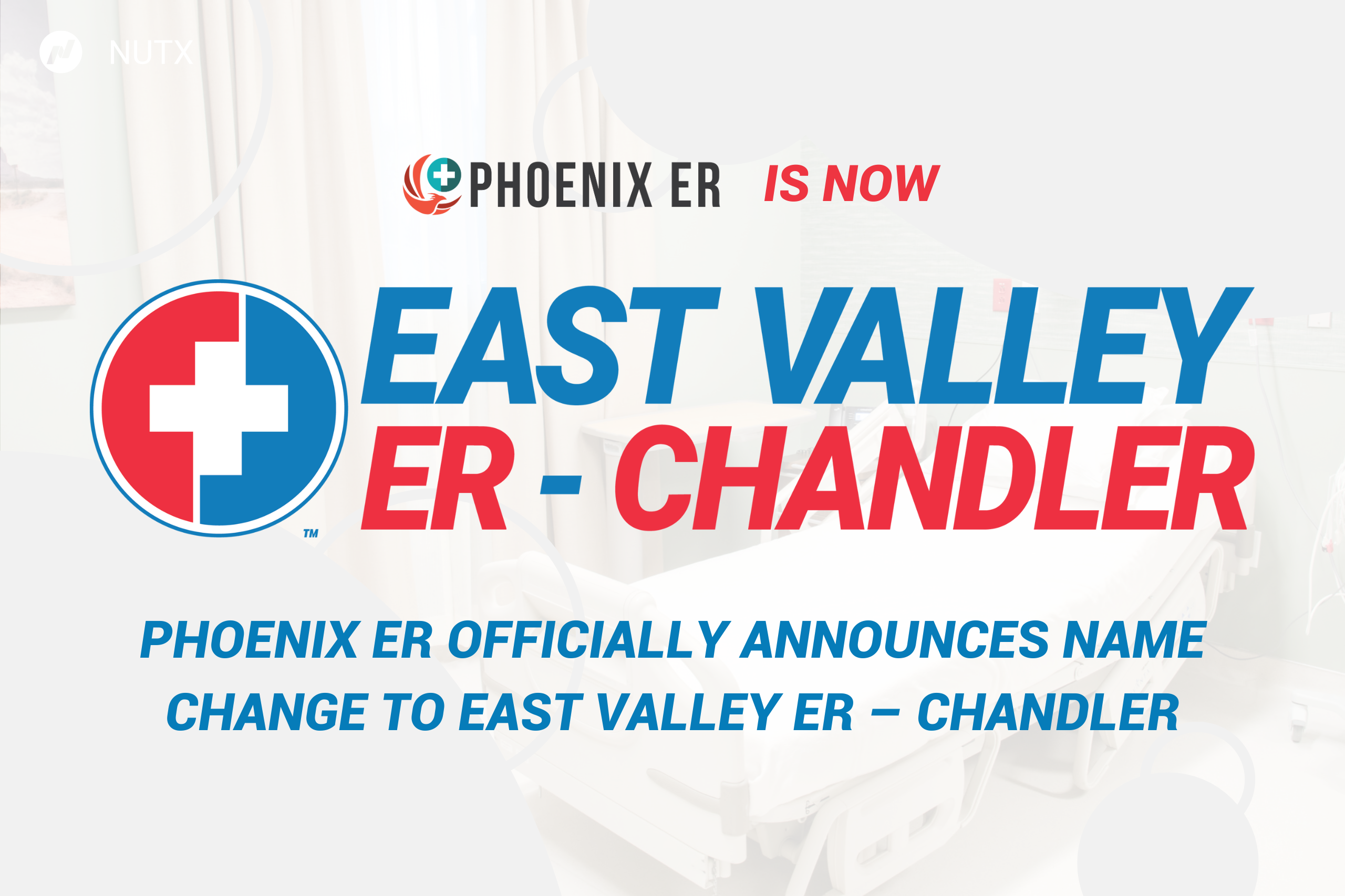 Phoenix ER Announces Name Change to East Valley ER – Chandler